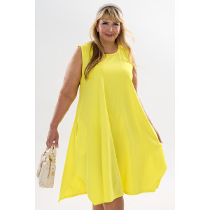 Сарафан женский С1 №057113 кулирка (р-ры: 46-64) желтый