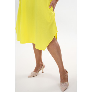 Сарафан женский С1 №057113 кулирка (р-ры: 46-64) желтый