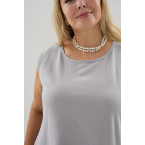 Сарафан женский С1 №057113 кулирка (р-ры: 46-64) серый