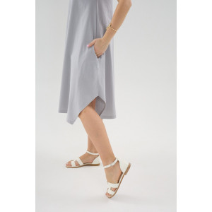 Сарафан женский С1 №057113 кулирка (р-ры: 46-64) серый