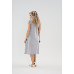 Сарафан женский С1 №057113 кулирка (р-ры: 46-64) серый