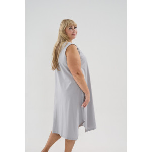 Сарафан женский С1 №057113 кулирка (р-ры: 46-64) серый