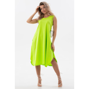 Сарафан женский С1 №057113 кулирка (р-ры: 46-64) салат