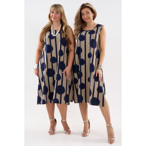 Сарафан женский С1 №057113 кулирка (р-ры: 46-64) шары