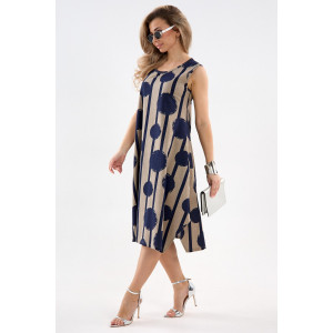 Сарафан женский С1 №057113 кулирка (р-ры: 46-64) шары