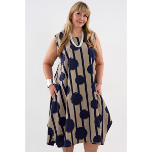 Сарафан женский С1 №057113 кулирка (р-ры: 46-64) шары