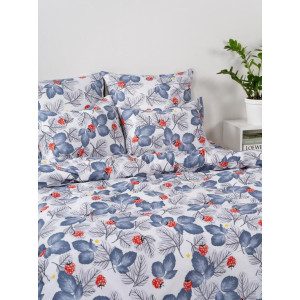 Постельное белье "Веселина" полиэстер "Земляничная рассада"