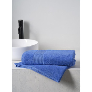 Полотенце махровое "Dual" синий