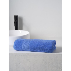 Полотенце махровое "Dual" синий