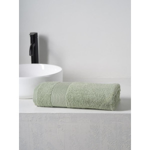 Полотенце махровое "Dual" светло-оливковый