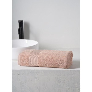 Полотенце махровое "Dual" пыльно-бежевый