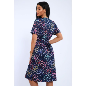 Халат женский ПХДЖ кулирка (р-ры: 44-62) ромашка Халат женский ПХДЖ кулирка (р-ры: 44-62) ромашка