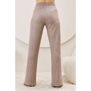 Брюки женские "Эвила-2" фактурный трикотаж (р-ры: 44-54) капучино Брюки женские "Эвила-2" фактурный трикотаж (р-ры: 44-54) капучино