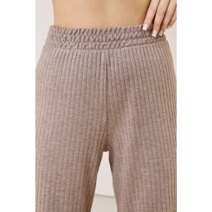 Брюки женские "Эвила-2" фактурный трикотаж (р-ры: 44-54) капучино Брюки женские "Эвила-2" фактурный трикотаж (р-ры: 44-54) капучино