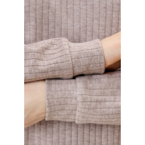 Джемпер женский "Эвила-3" фактурный трикотаж (р-ры: 44-54) капучино Джемпер женский "Эвила-3" фактурный трикотаж (р-ры: 44-54) капучино