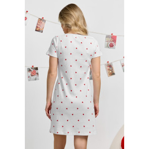 Сорочка женская "Верса-1" кашкорсе (р-ры: 42-52) белый