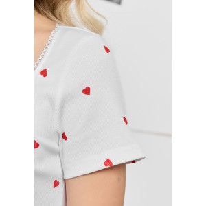 Сорочка женская "Верса-1" кашкорсе (р-ры: 42-52) белый