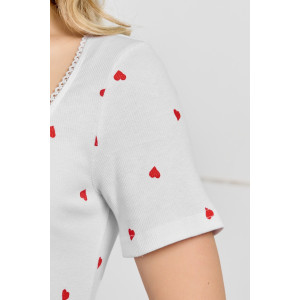 Пижама женская "Верса-2" кашкорсе (р-ры: 42-52) белый