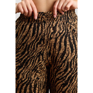 Брюки женские "Элегия-1" фактурный трикотаж (р-ры: 50-60) коричневый