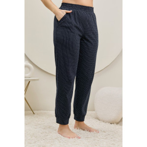 Брюки женские "Люра" кулирка (р-ры: 48-58) темно-синий
