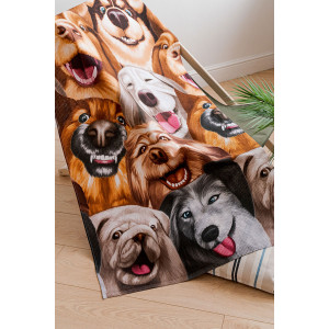 Полотенце банно-пляжное вафельное "Друзья"