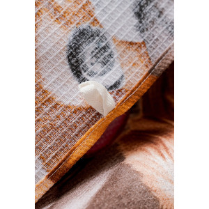 Полотенце банно-пляжное вафельное "Друзья"