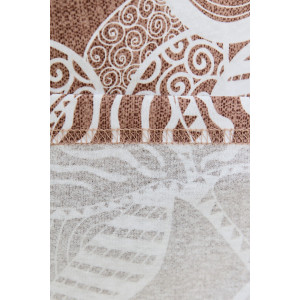 Халат женский "Рейна" кулирка (р-ры: 48-58) капучино