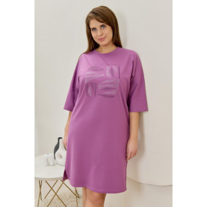 Туника женская "Прима" кулирка с лайкрой (р-ры: 46-60) лиловый