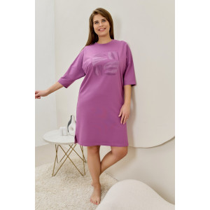 Туника женская "Прима" кулирка с лайкрой (р-ры: 46-60) лиловый