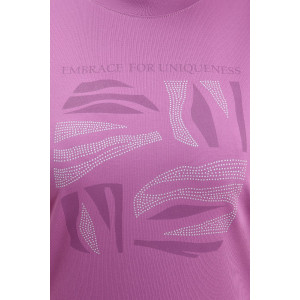 Туника женская "Прима" кулирка с лайкрой (р-ры: 46-60) лиловый