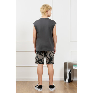 Костюм двойка детский "Этюд-2" кулирка (р-ры: 140-170) графитовый