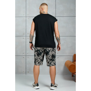 Костюм двойка мужской "Этюд-4" кулирка (р-ры: 48-58) черный Костюм двойка мужской "Этюд-4" кулирка (р-ры: 48-58) черный