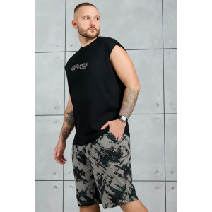 Костюм двойка мужской "Этюд-4" кулирка (р-ры: 48-58) черный Костюм двойка мужской "Этюд-4" кулирка (р-ры: 48-58) черный