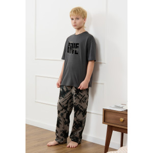 Костюм двойка детский "Этюд-1" кулирка (р-ры: 140-170) графитовый Костюм двойка детский "Этюд-1" кулирка (р-ры: 140-170) графитовый