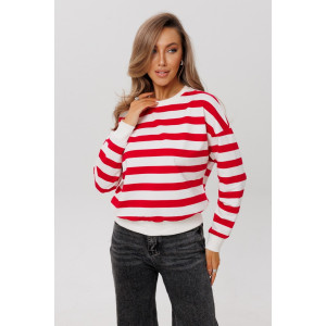 Толстовка женская ТЖ38 футер 2-х нитка петля пенье (р-ры: 46-60) красный