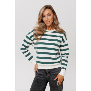 Толстовка женская ТЖ38 футер 2-х нитка петля пенье (р-ры: 46-60) зеленый