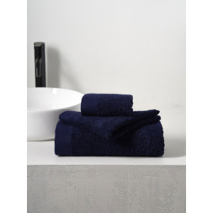 Набор махровых полотенец "Ribbon" темно-синий 3 шт.