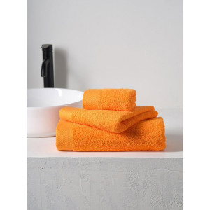 Набор махровых полотенец "Ribbon" оранжевый 3 шт.