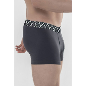 Трусы мужские "БМОр Боксеры" кулирка с лайкрой пенье (последний размер) серый 52