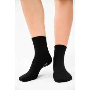 Носки женские "Не бухаю" - упаковка 1 пара черный (последний размер) 23-25