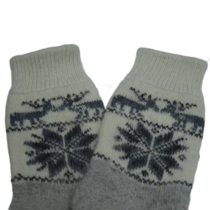 Носки мужские шерстяные GL646М орнамент - упаковка 1 пара (последний размер) 36-40