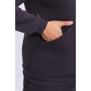 Костюм двойка мужской №80029 футер 3-х нитка с начесом (последний размер) фумэ 58