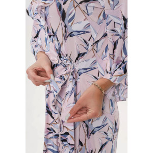 Халат женский "Мальвина короткая" масло (последний размер) сирень 56