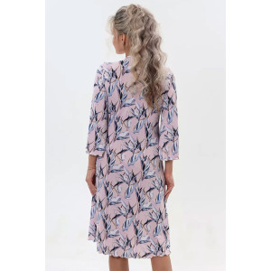 Халат женский "Мальвина короткая" масло (последний размер) сирень 56