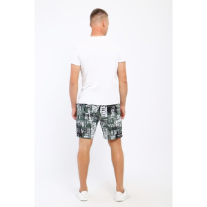 Шорты мужские №36828 кулирка (последний размер) зеленый 50