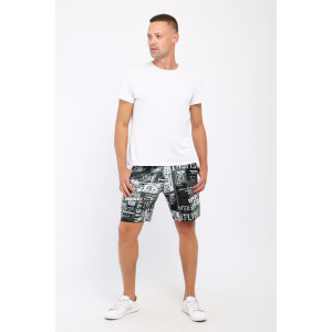 Шорты мужские №36828 кулирка (последний размер) зеленый 50