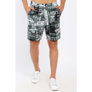 Шорты мужские №36828 кулирка (последний размер) зеленый 50