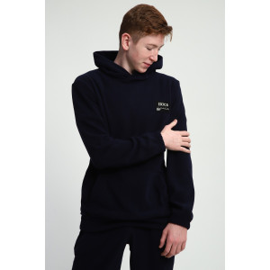 Костюм двойка мужской №062 флис (р-ры: 48-58) темно-синий