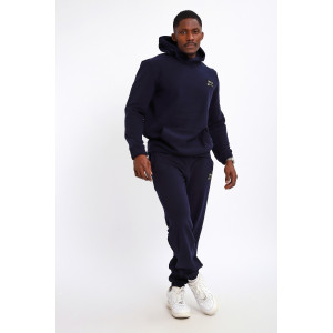 Костюм двойка мужской №062 флис (р-ры: 48-58) темно-синий