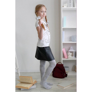 Колготки детские "Флай" (последний размер) серый 140-146